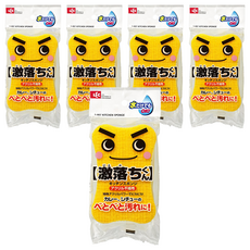 LEC 激落廚房清潔海綿,亞克力不織布, 油脂分離性佳, 1入, 5個