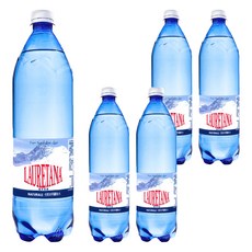 LAURETANA 蘿莉塔娜 天然冰河水, 1L, 5瓶