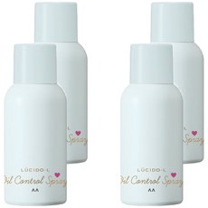 LUCIDO-L 樂絲朵 乾洗髮控油噴霧, 清甜水果香氣, 含吸油吸濕粉末配方, 髮根蓬鬆, 無白粉殘留, 108ml, 4瓶