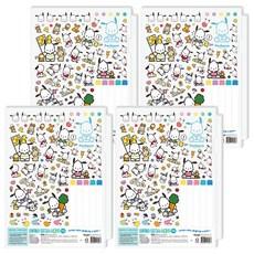 帕恰狗索引L型文件夾 5入, 4個, 薄荷