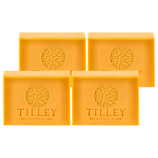 tilley 皇家特莉 經典香皂 大溪地素馨花, 100g, 4個