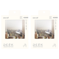 oval 歐文 書桌系列按鍵替換修正帶 QSR-506, 書桌白, 2個