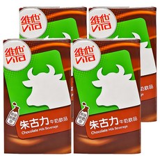 ViTa 維他 朱古力牛奶飲品, 零反式脂肪，健康選擇, 富含鈣質，營養豐富, 不添加代糖，低飽和脂肪，安心享用, 250ml, 4入