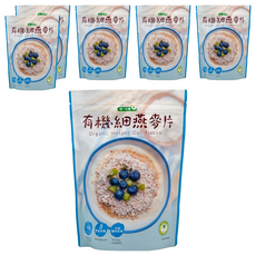 統一生機 有機細燕麥片, 400g, 6包