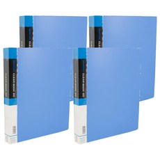 Seeder 新德牌 60頁無內紙資料夾, 藍色, 4本