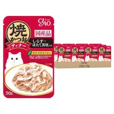 INABA 鰹魚燒餐包, IC-233 鰹魚 + 吻仔魚 + 扇貝, 50g, 16包