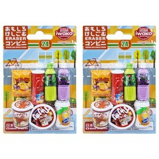 Iwako 造型橡皮擦, 零食飲料組合, 飲料點心, 2組