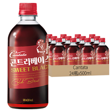 Cantata 康塔塔 Contrabbasso 冷萃甜美式咖啡, 500ml, 24瓶