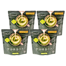 TEA TSUBOICHI 壺市製茶本舖 宇治抹茶拿鐵用沖泡粉 - 100%國產原料, 100g, 1入, 4包