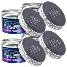 THE BLUEBEARDS REVENGE 藍鬍子高彈性髮蠟 100ml 輕鬆打造持久且自然的髮型, 4瓶