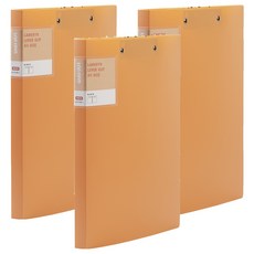 Lan CHYn 連勤牌文具 lc-612d-1 o pp 馬卡龍色系強力夾(雙上), 橘色, 3入