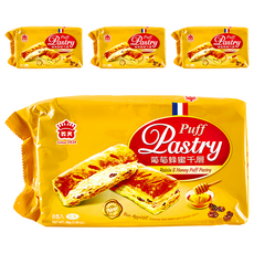 義美 千層派 葡萄蜂蜜 8包, 96g, 4袋