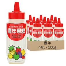 豐年 90%果糖 單純, 500g, 9瓶