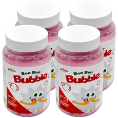 BONBAIN Bon Bon 泡泡潤膚沐浴粉，五顏六色香甜氣息，豐富Q彈，幫助皮膚維持柔嫩, 150g, 4瓶