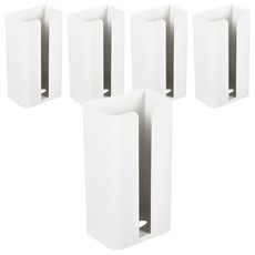 葉子小舖 U型磁吸衛生紙架, 白色, 5個