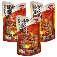 O-Yua 炸蝦下巴 酸辣風味, 22g, 3包