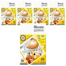 COLOR DANCE 彩之舞 自黏性透明膠片 HY-F03 10張, A4(0.1mm), 5包