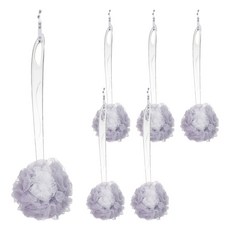 魔縐 3D 潔效沐浴刷, 6個, 1個裝, 紫色 + 白色