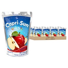 Capri-Sun 蘋果汁，200ml, 20入
