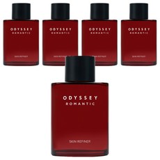ODYSSEY Romantic系列 男士化妝水 130mL - 清新柑橘花香, 洋甘菊舒緩, 綠茶保濕, 5瓶
