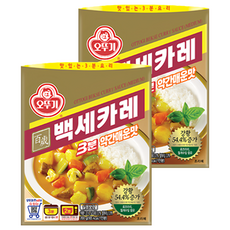 OTTOGI 不倒翁 百歲咖哩調理包 微辣, 200g, 2盒