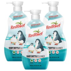 Redroot 嬰兒奶瓶清潔劑, 750mL, 3瓶