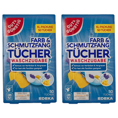 GUT&GUNSTIG 洗衣防染吸色紙，50張，XL加量版, 2盒