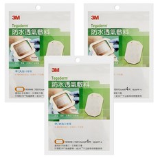 3M 防水透氣敷料 滅菌 中/大傷口專用 1626PP-4, 4片, 3袋