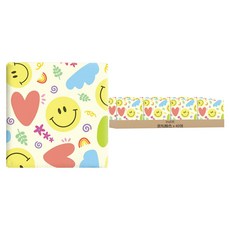 IndiK 微笑愛心包裝紙, 春日小花 粉色, 40個