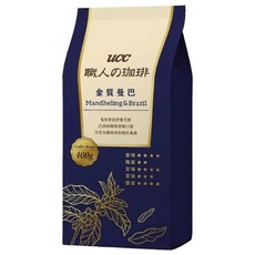 ucc 職人的珈琲 金質曼巴咖啡豆, 咖啡豆(無研磨), 400g, 1包
