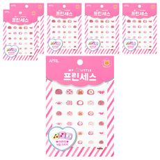 APRIL 兒童美甲貼片, MY LITTLE Princess, P015K 熊與兔, 6包