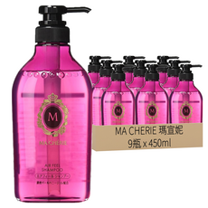 MA CHERIE 瑪宣妮 莓果珍珠洗髮精 蓬鬆感, 450ml, 9瓶