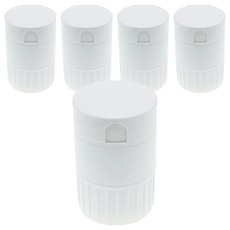 SSDream 收納3層安全可切藥片磨藥盒, 5個