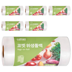 comet 捲筒型食物保鮮袋, S(17 x 25cm), 500張, 6個