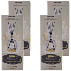 幸運水晶系列擴香 - 黃晶石-純真梔子花 120ml, 室內擴香瓶, 香水精油, 香氛棒, 4瓶