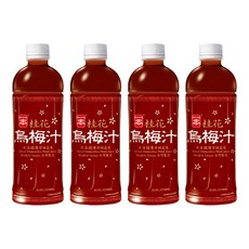e.Ben 一本 桂花烏梅汁 600ml 古法精煉甘甜美味 台灣製造, 4瓶