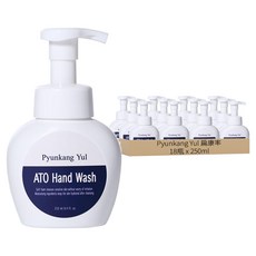 Pyunkang Yul 扁康率 Ato 洗手乳 溫和泡沫 舒緩敏感肌 保濕, 爽身粉香, 250ml, 18瓶