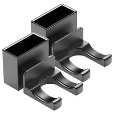 i LIFE 鋁合金吹風機收納架 後繞線款, 槍灰色, 2個