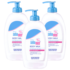 sebamed 施巴 嬰兒舒敏乳液 400ml -寶寶舒緩保濕首選, 3瓶