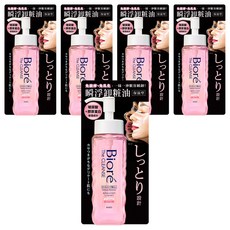 Biore 蜜妮 瞬浮卸粧油 保濕型 190ml 深層清潔毛孔 溫和保濕不刺激, 5瓶
