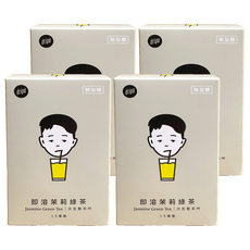 dripo 即溶茉莉綠茶, 4個, 15個裝, 2.5g