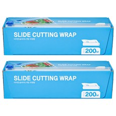 Ez'N 滑動裁切保鮮膜, 200m, 2個