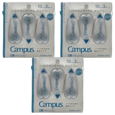 KOKUYO 國譽 Campus 修正帶 TW-NT315 10m, 藍色, 3包