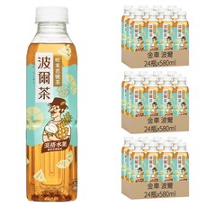 金車 波爾茶 旺來芭號茶，混搭水果 鳳梨芭樂風味, 580ml, 72瓶