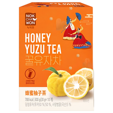 NOKCHAWON 綠茶園 蜂蜜風味柚子茶, 30g, 10包, 1盒