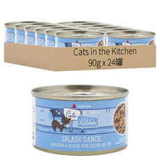 Cats in the Kitchen 貓罐, 鮮雞海魚舞, 90g, 24罐
