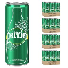 perrier 沛綠雅 天然氣泡礦泉水, 330ml, 24個