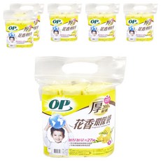 OP 花香環保袋 英國梨小蒼蘭 大 27張, 45L, 6包