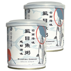 GULIUGULIU 谷溜谷溜 虱目魚粥, 2罐, 300ml