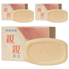 親親 香皂，天然油脂來源成分，泡沫細緻洗後不乾澀，添加益生菌，天然楊梅蠟幫助保濕, 100g, 3個